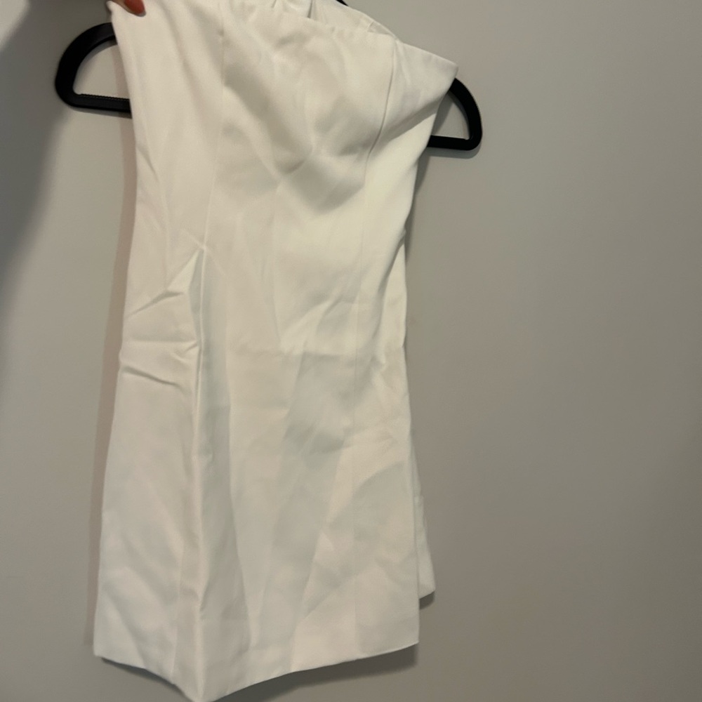 Strapless Mini Dress Ivory